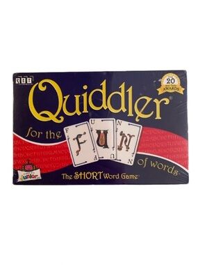 Quiddler Game of Words Card Game NEW in Sealed Plastic Family Game Night Travel